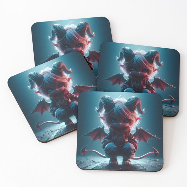 Item preview, Lil Demon Chibi Girl designed and sold by GalleryBrisArt.