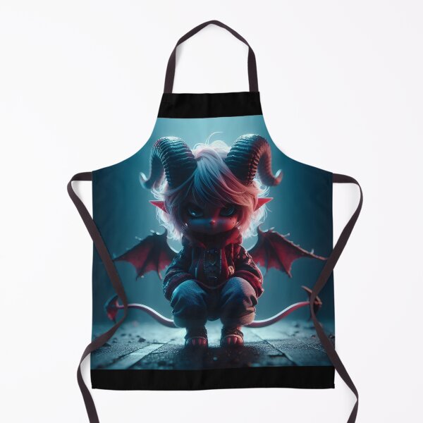 Item preview, Lil Demon Chibi Girl designed and sold by GalleryBrisArt.