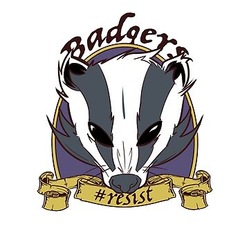 Artwork thumbnail, Badgers - Resist by bethwodzinski