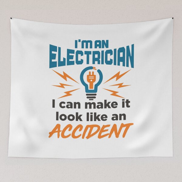 Item preview, Funny Electrician I Can Make It Look Like an Accident designed and sold by jaygo.