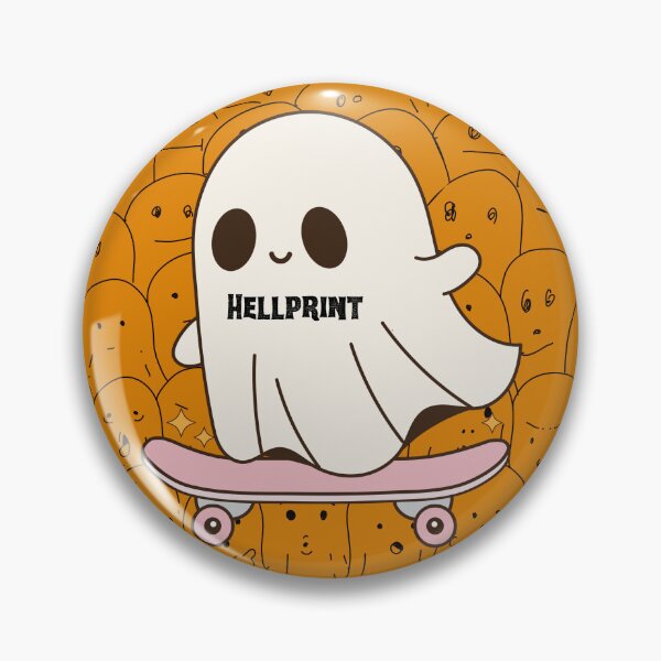 Item preview, HELLPRINT GHOST FUNNY ANIMATED STYLE designed and sold by SheGoingUP.