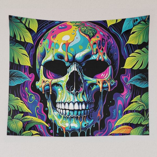 Item preview, Psychedelic Skull 1 designed and sold by George Hutton Hunter.