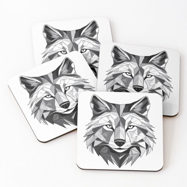Artikelvorschau, Geometrischer Wolf entworfen und verkauft von WildArtistry.