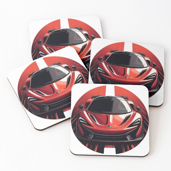Item preview, Red McLaren in a Circle Art designed and sold by GeneralDaily.