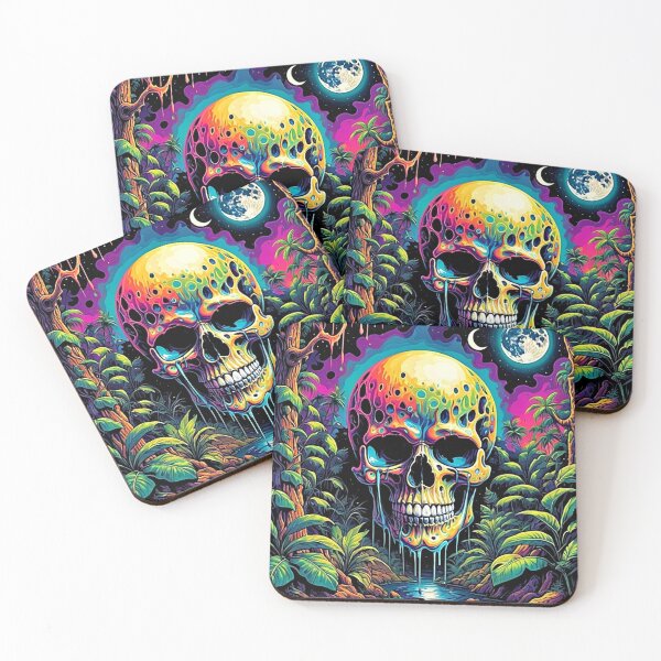 Item preview, Psychedelic Skull 4 designed and sold by George Hutton Hunter.