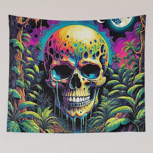 Item preview, Psychedelic Skull 4 designed and sold by George Hutton Hunter.