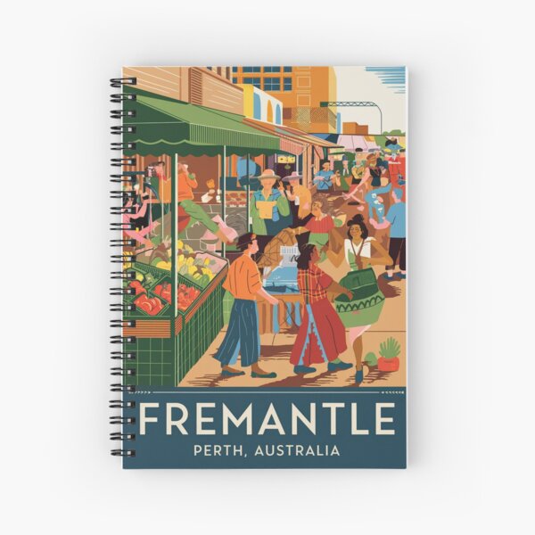 Item preview, Fremantle Vintage Travel Poster designed and sold by TravelerRat.