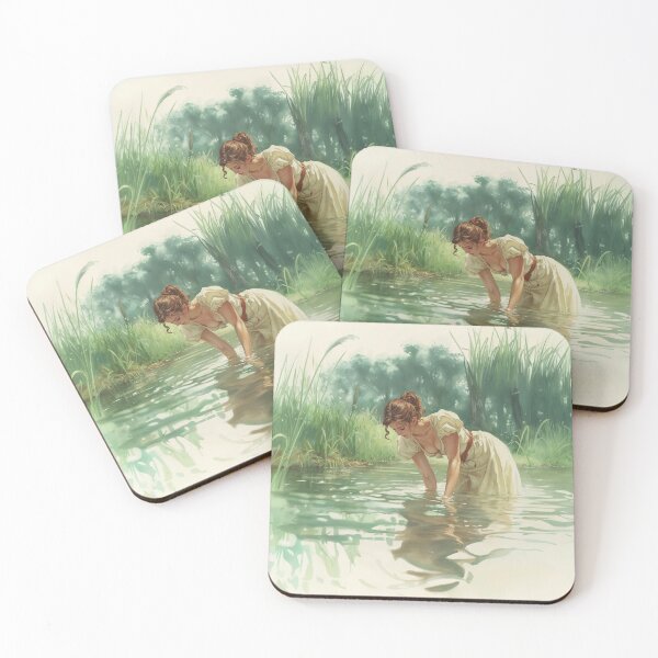 Item preview, Woman in Pond designed and sold by AVoidoid.
