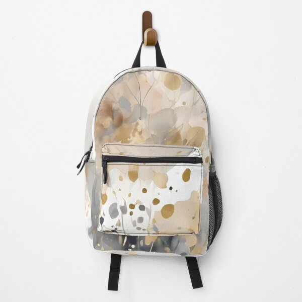 Item preview, Watercolor Florals Pattern Gold Grey , Feminine Romantic Elegant Pattern designed and sold by KolorellaS.
