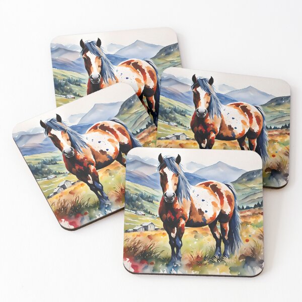 Item preview, Wild Horse in the Countryside designed and sold by Country-Artist.