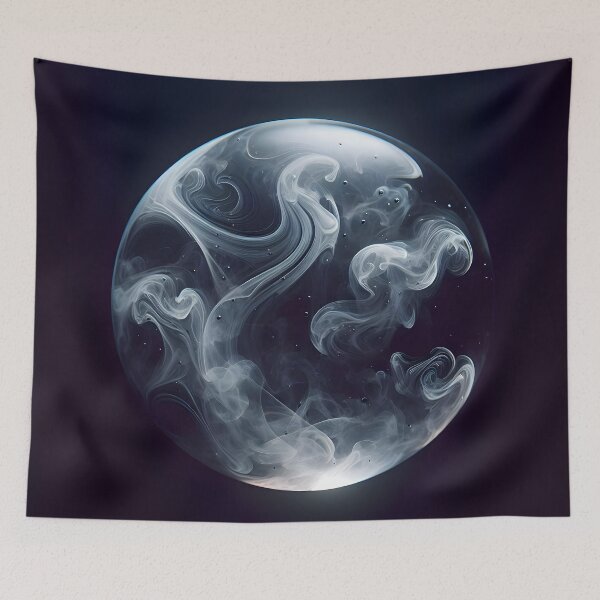 Item preview, Enchanting Glass Orb with Swirling Smoke: Ethereal Design Inspiration designed and sold by PandaTShirtShop.