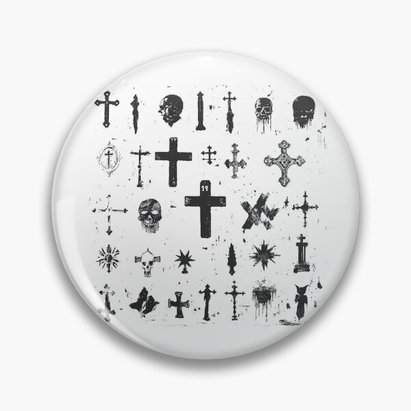 Item preview, Sacred Shadows: Twisted Religious Icons in Dark Line Art designed and sold by Ignorant-Artist.