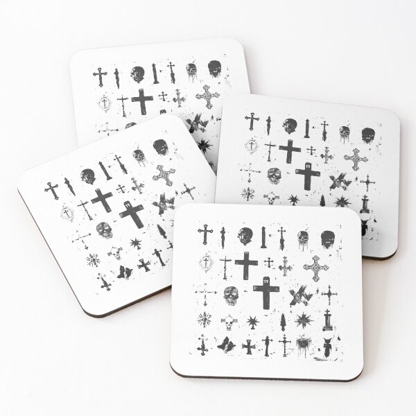 Item preview, Sacred Shadows: Twisted Religious Icons in Dark Line Art designed and sold by Ignorant-Artist.