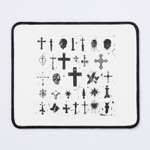 Item preview, Sacred Shadows: Twisted Religious Icons in Dark Line Art designed and sold by Ignorant-Artist.