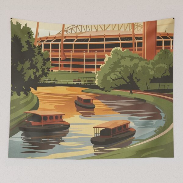 Item preview, Adelaide Vintage Travel Poster designed and sold by TravelerRat.