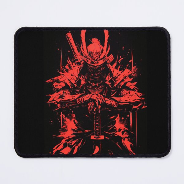 Item preview, Red Samurai Warriors - Fierce Japanese Battle Art designed and sold by BubbleSpy.