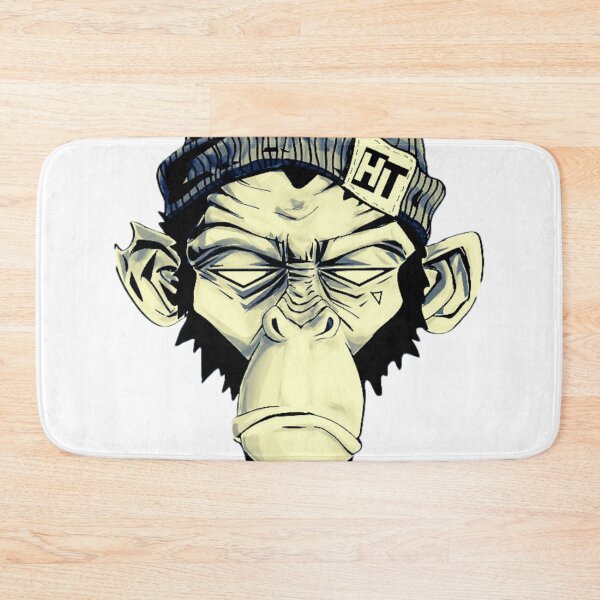 Item preview, Lazy Monkey Head - Relaxed Animal Art Design designed and sold by BubbleSpy.