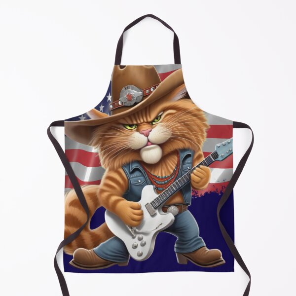 Item preview, Country Rock Cat Shirt, Cowboy Cat Shirt designed and sold by Graphitti Squad.
