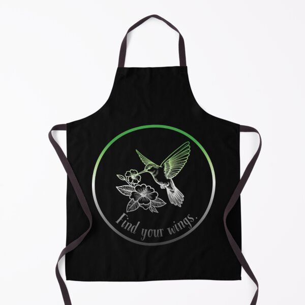 Item preview, Find your wings, Aromantic pride Flag, Humming bird graphic, birds, inspirational, Motivational, Nature, LGBTQ+, Pride, Hope, Strength, designed and sold by PrideBeProud.