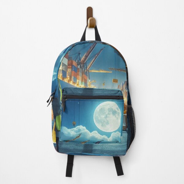 Item preview, Industrial Dockyard at Night designed and sold by crazirious.