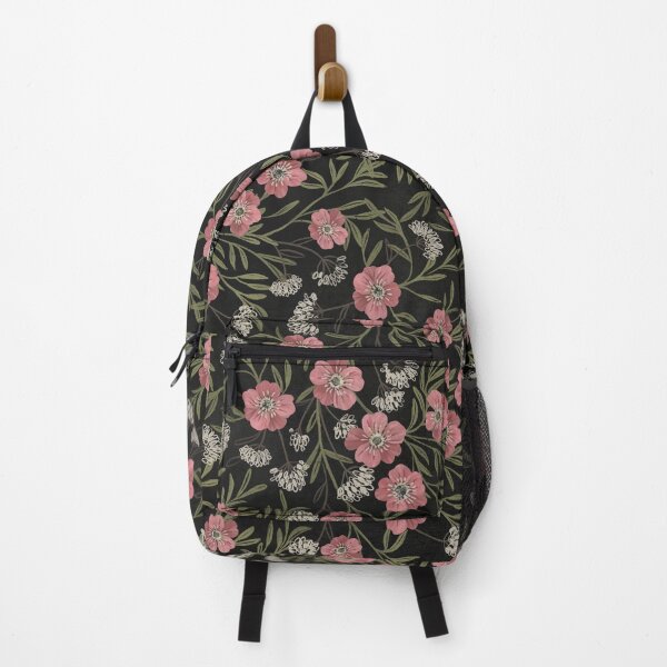 Item preview, folk floral rose bramble dark designed and sold by lauragraves.