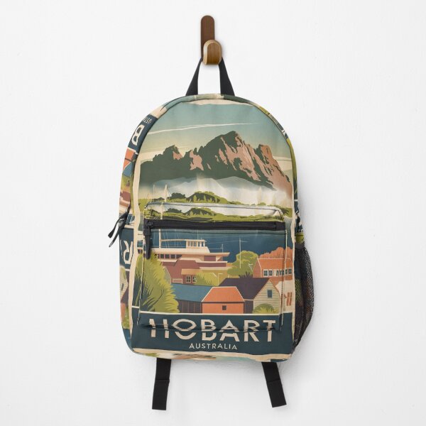 Item preview, Hobart Vintage Travel Poster designed and sold by TravelerRat.