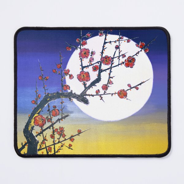 Item preview, A Red Plum Branch against the Summer Moon after Hiroshige designed and sold by muhaonline.