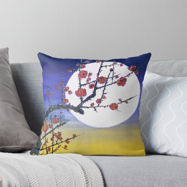 Item preview, A Red Plum Branch against the Summer Moon after Hiroshige designed and sold by muhaonline.