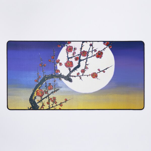 Item preview, A Red Plum Branch against the Summer Moon after Hiroshige designed and sold by muhaonline.