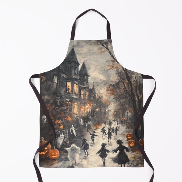 Item preview, Classic Halloween Night | Trick-or-Treat Terror | Gammell-Style Art designed and sold by Moments-Studio.
