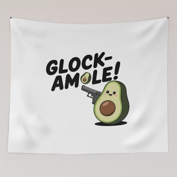 Item preview, Glockamole: Avocado with Attitude designed and sold by yinon-h.