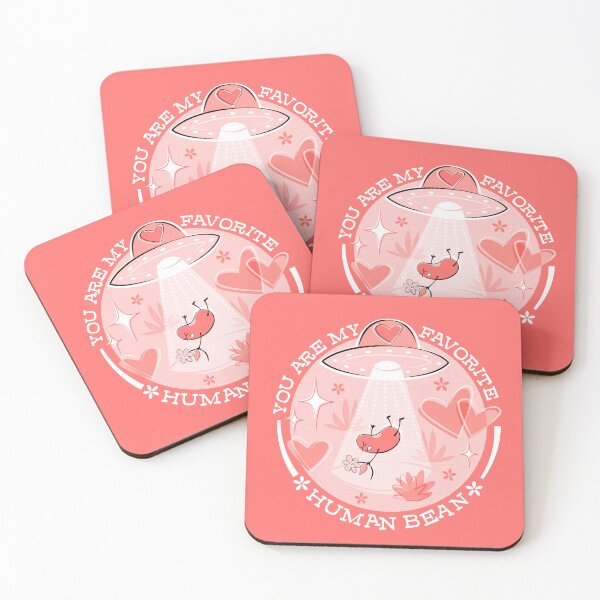 Item preview, You are my Favorite Human Bean - Pink Valentines designed and sold by miavaldez.