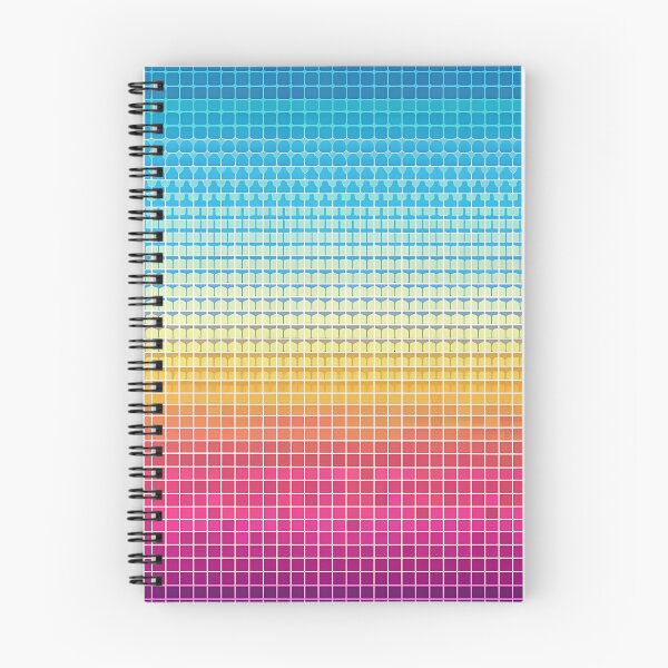 Artikelvorschau, Disco-Farbverlauf-Pixelart-Muster entworfen und verkauft von PatternBestFan.