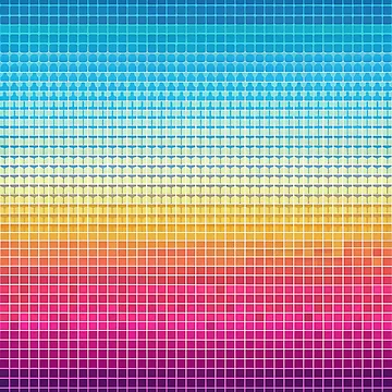 Artwork thumbnail, Disco Gradient Pixelart Pattern by PatternBestFan