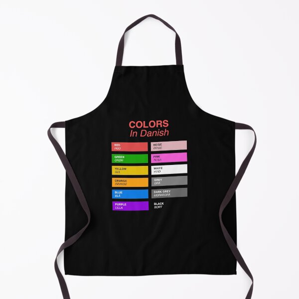 Item preview, Danish Colors - Colors in Danish designed and sold by HiddenVerb.