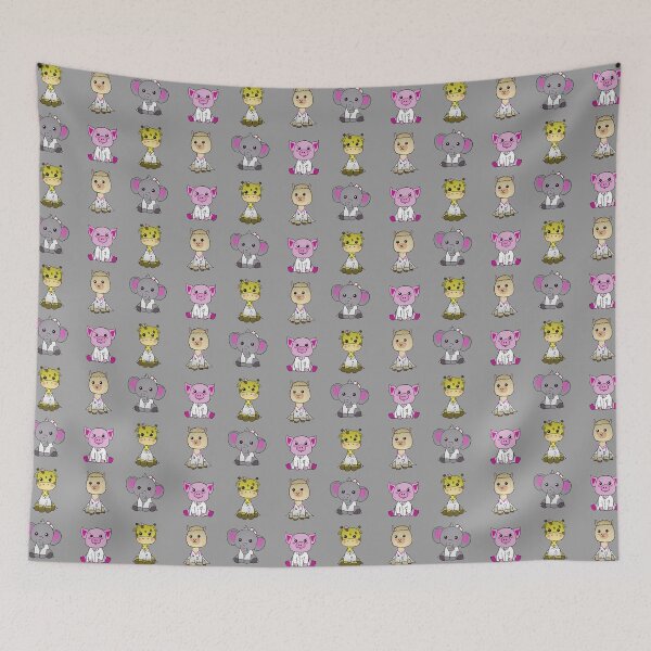 Item preview, Cute doctors; lama, giraffe, elephant and pig designed and sold by Tamm-art.