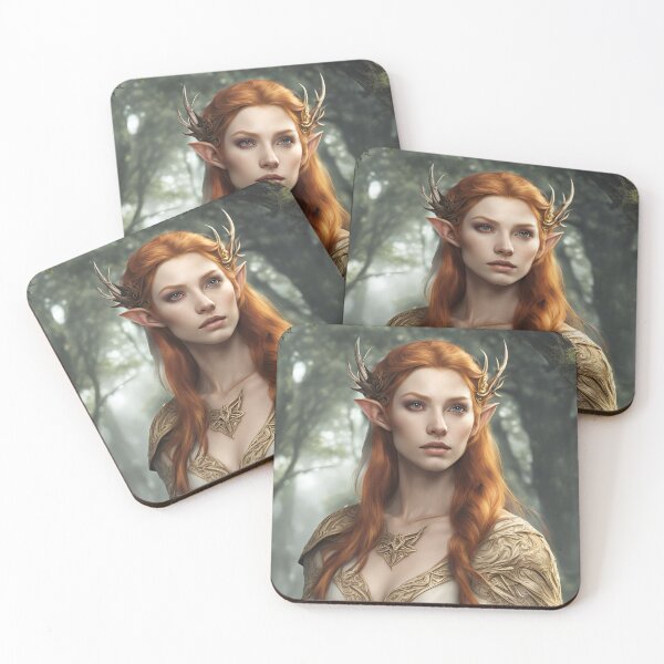 Item preview, Fae/elven queen in woodland designed and sold by LadyAJohnson.