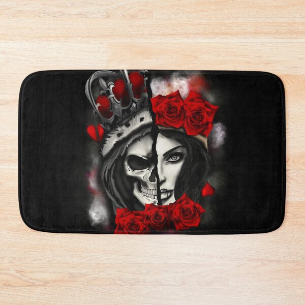 Item preview, King and queen skull designed and sold by MeliiisandreArt.