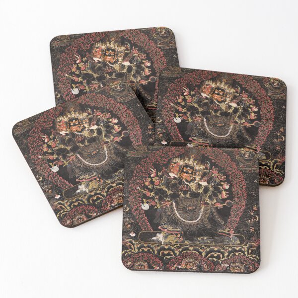 Item preview, Mandala 209 Mahakala Buddhist Protector 4 Face 16 Hands designed and sold by GuyBlank.