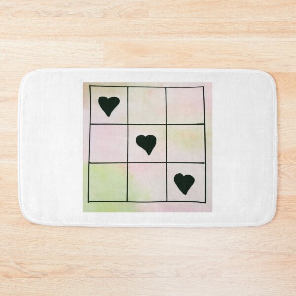 Item preview, Black Hearts Tic Tac Toe designed and sold by NaturaFotos.