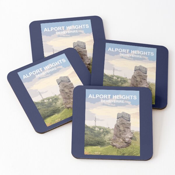 Item preview, Alport Heights Derbyshire Peak District Travel location poster designed and sold by BarbaraGlebska.
