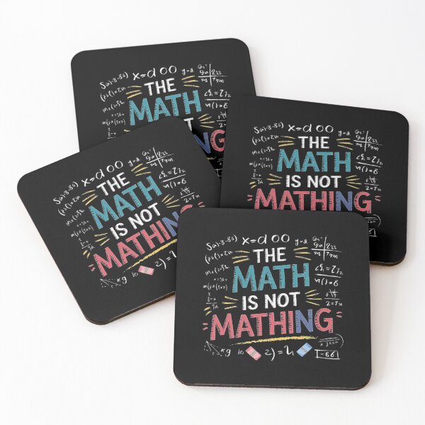 Item preview, Funny Math Design with Equations and Symbols – Math is Not Mathing designed and sold by love3617.