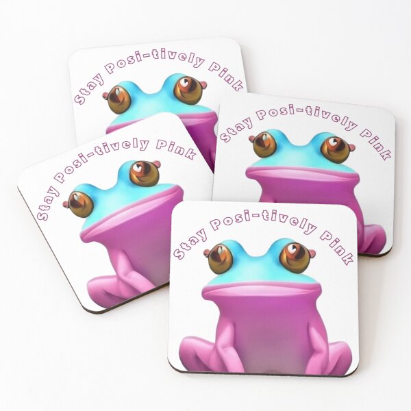 Item preview, Stay Positively Pink: The Hilarious Pink Frog that Cheers You Up! designed and sold by AlienTechs.