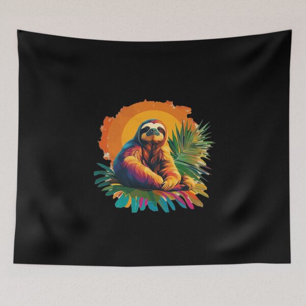 Item preview, Vintage Sloth Humor – Relaxed and Funny Artwork designed and sold by harmzk90.