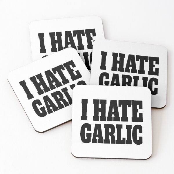 Item preview, I Hate Garlic! Black And White designed and sold by PMCreative.