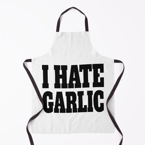 Item preview, I Hate Garlic! Black And White designed and sold by PMCreative.