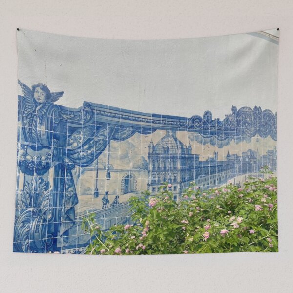Item preview, Blue Tile Artwork designed and sold by Sarahlandry25.