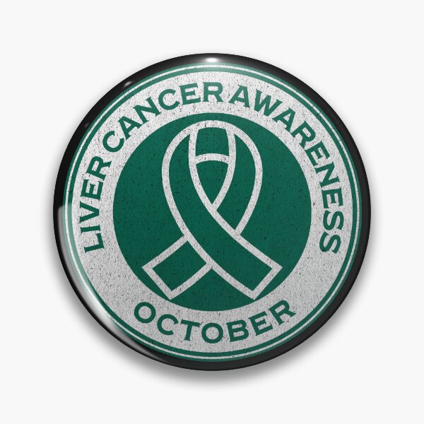 Item preview, Liver Cancer Awareness October Green Liver Cancer Ribbon designed and sold by chrisrivait.