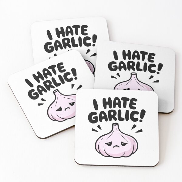 Item preview, I Hate Garlic! Cute Garlic Cartoon designed and sold by PMCreative.