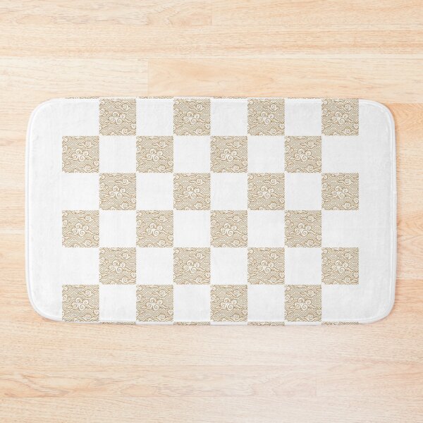 Item preview, Gold Waves Square Pattern Design SolaAndSoli designed and sold by SolaAndSoli.